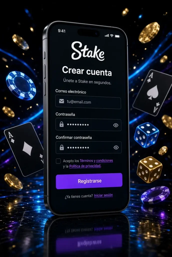 Teléfono con registro en MyStake